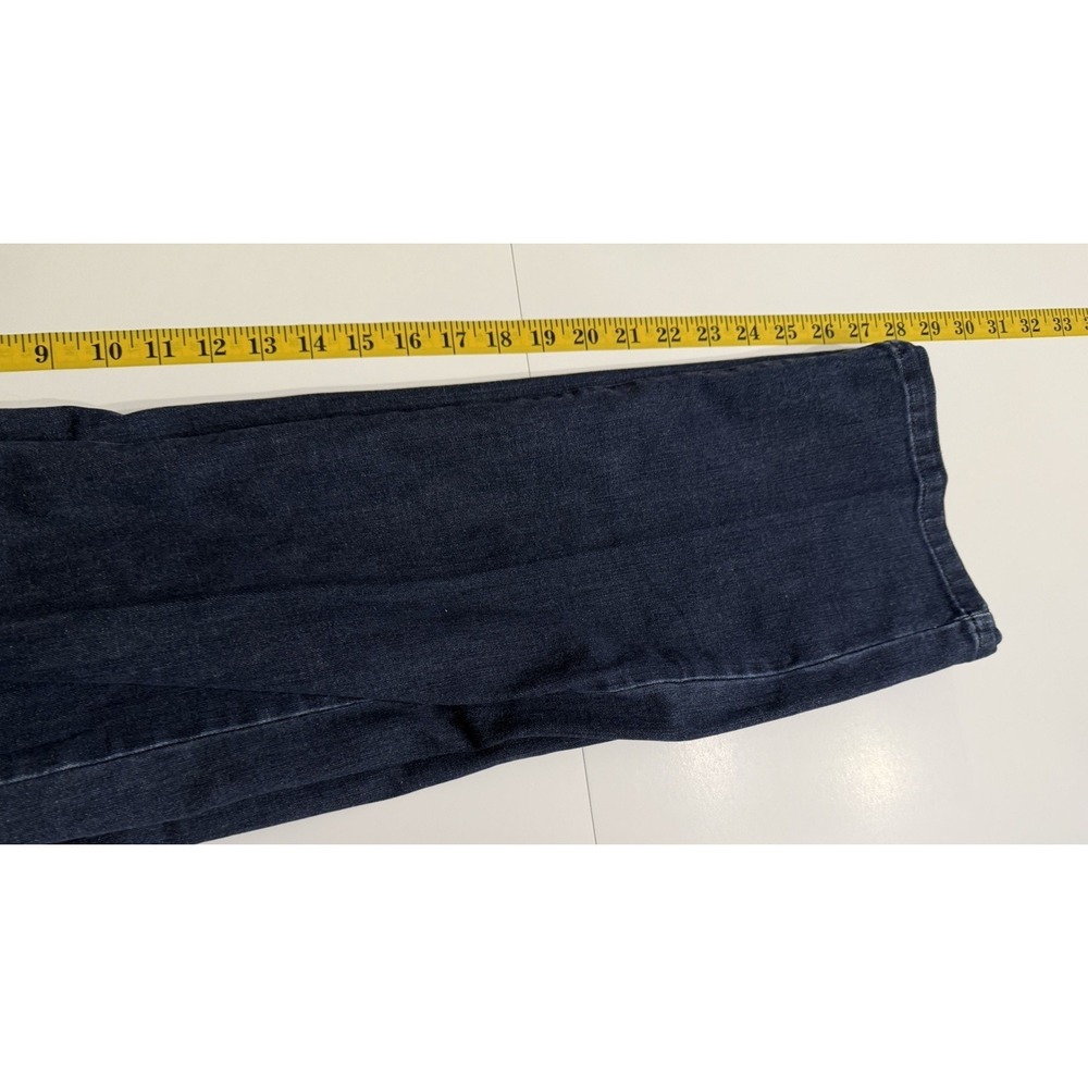 Soft Surroundings Jeans Womens‎ 16P Dark Wash Straight Leg Stretch Blue Denim - Picture 7 of 10